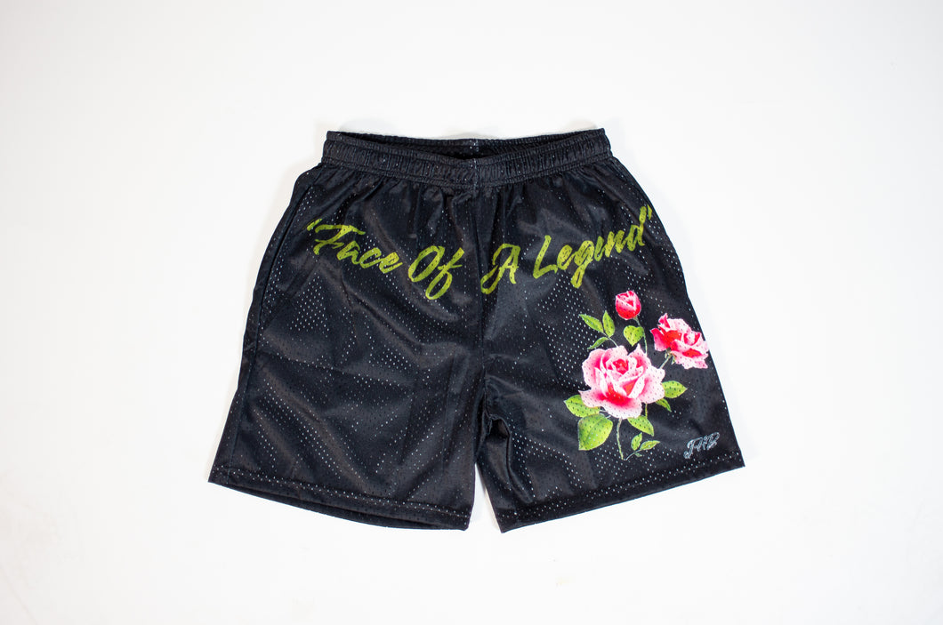 “Face Of A Legend” Rose Shorts