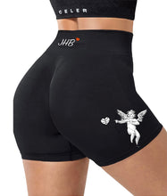 Load image into Gallery viewer, JUSTHOOPS Heart Angel Woman’s Athletic Shorts

