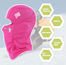 Load image into Gallery viewer, JUSTHOOPS Hot Pink Angel Ski Mask

