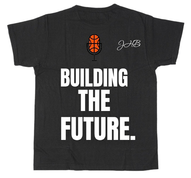 BUILDING THE FUTURE SLOGAN Tee Black