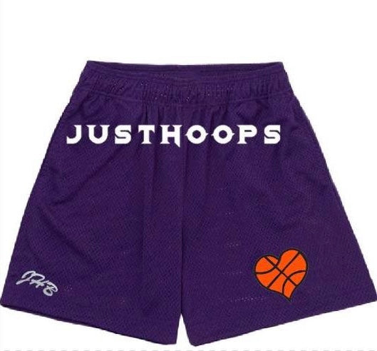 Purple Heart Basketball JUSTHOOPS Shorts